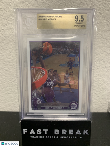 2003 Topps Chrome Chris Webber #4 [Base] BGS 9.5