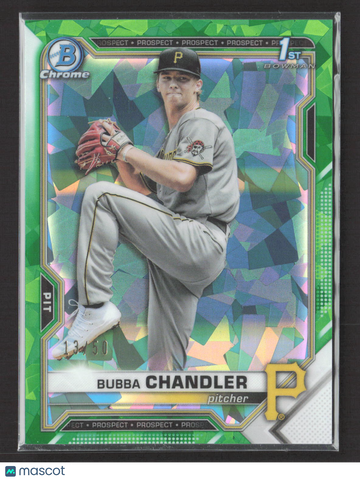 2021 Topps Bowman Draft Sapphire Edition Bubba Chandler #BDC-41 Green /50