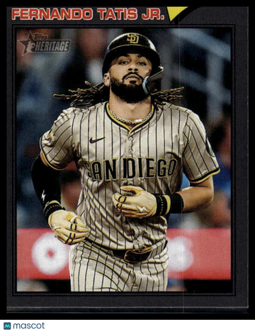 2026 Topps Heritage Fernando Tatis Jr. #322 Dark Gray