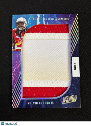 2020 Panini Melvin Gordon Jumbo Patch