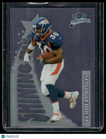 1998 Fleer Brilliants Terrell Davis #1SS Shining Stars