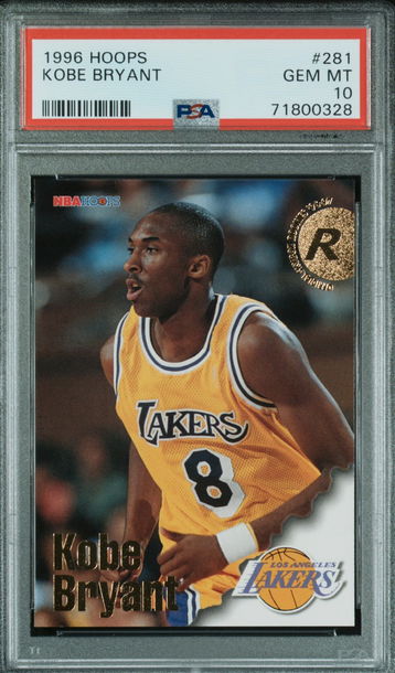 Kobe Bryant - 1996 Hoops - RC PSA Gem Mint 10