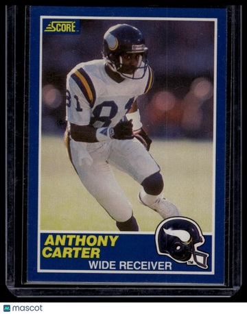 1989 Score Anthony Carter #20