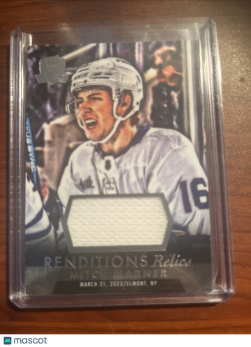 2022-23 The Cup Hockey Mitch Marner #RR-MM Relic Memorabilia Insert Leaf
