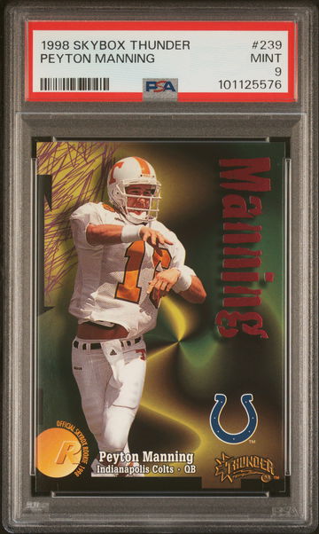 1998 Skybox Thunder Peyton Manning #239 PSA 9