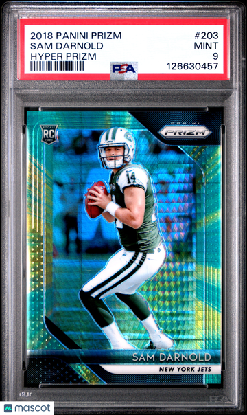 2018 Panini Prizm Sam Darnold #203 Hyper PSA 9