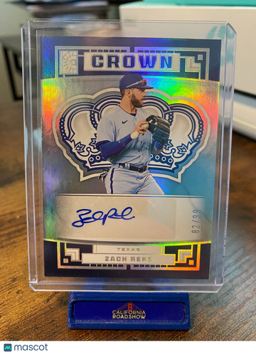 2022 Capstone Zach Reks #C-ZR Crown Panini Authentic