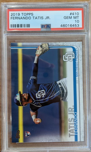 2019 Topps Series 2 Fernando Tatis Jr. 410 PSA 10