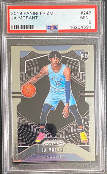 2019 Prizm Ja Morant PSA 9 Rookie RC Panini