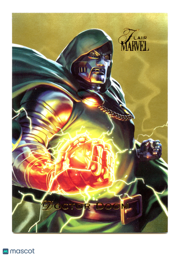 2023 Fleer Flair Marvel Doctor Doom Rainbow Gold #50