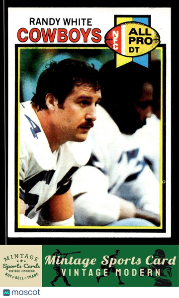 1979 Topps Randy White #290 Cream Colored Back