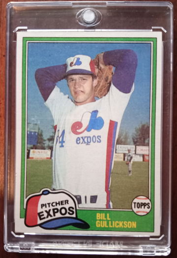 Bill Gullickson 81 Topps