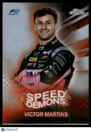 2024 Topps Chrome Formula 1 Victor Martins #SD-21 Speed Demons