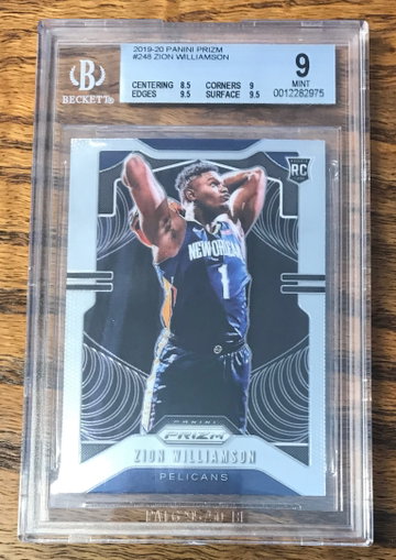 2019 Prizm Zion Williamson BGS 9