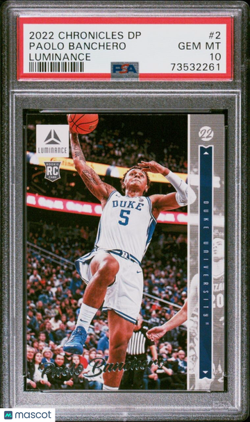 2022 Panini Paolo Banchero #2 Rookie PSA 10