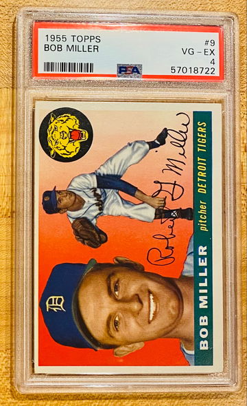 1955 Topps Bob Miller #9 PSA 4