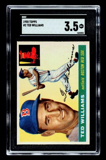 1955 Topps Ted Williams #2 SGC 3.5 (VG+) PWCC-E "Top 15%"