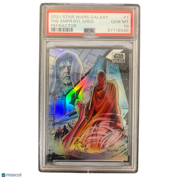 2021 Topps Chrome Star Wars Galaxy The Empr. Ryl. Grds. #7 PSA 10