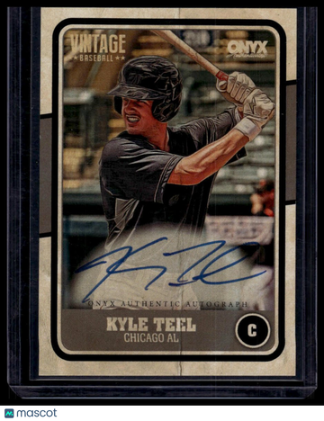 2025 Onyx Vintage Kyle Teel #VAKYTE Autographs AU