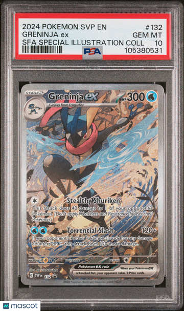 2024 Pokemon SVP EN-SV Black Star Promo Greninja EX PSA 10 #132
