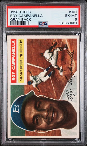 1956 Topps Gray Back Roy Campanella #101 PSA 6