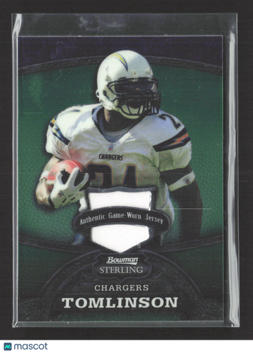 2008 Bowman Sterling LaDainian Tomlinson #63 Authentic Game-Worn Jersey