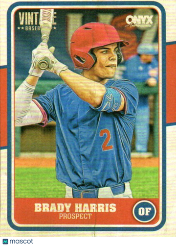 2025 Onyx Vintage Brady Harris #OVBRHA