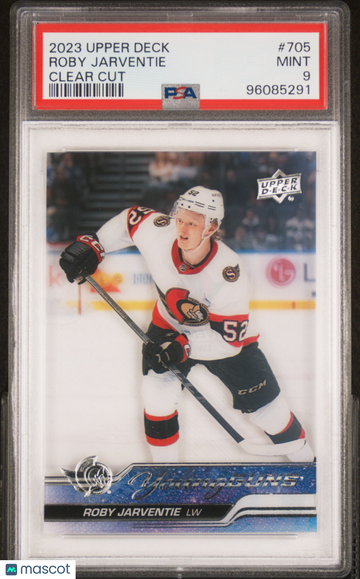 2023 Upper Deck Roby Jarventie #705 Clear Cut PSA 9