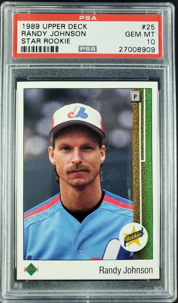1989 Upper Deck Randy Johnson RC PSA 10