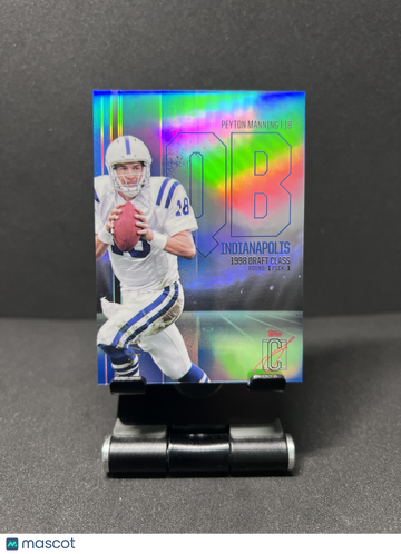 2024 SIGNATURE CLASS PEYTON MANNING CHROME BLUE REFRACTOR /5