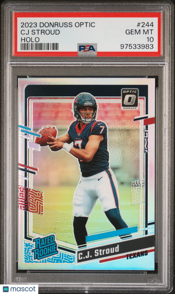 2023 Panini Donruss Optic CJ Stroud #244 Holo PSA 10