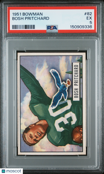 1951 Bowman Bosh Pritchard #82 PSA 5