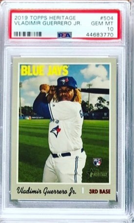 2019 Topps Heritage High Number Vladimir Guerrero Jr RC PSA 10 Qty