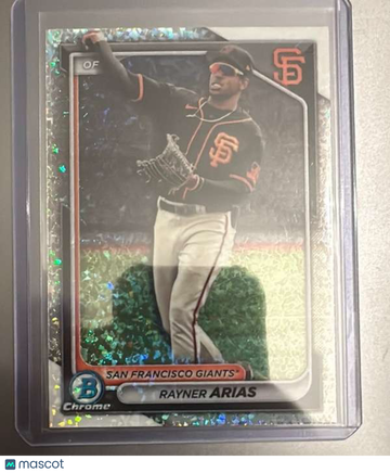 2024 Bowman - Chrome Prospects Mini-Diamond Refractors Rayner Arias #BCP-127