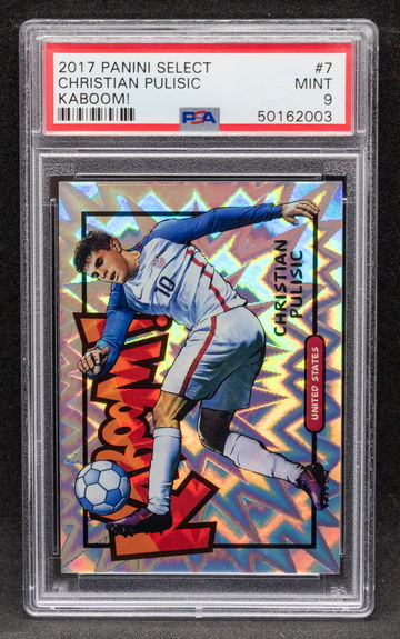 Christian Pulisic 2017 Panini Select Kaboom! United States PSA 9