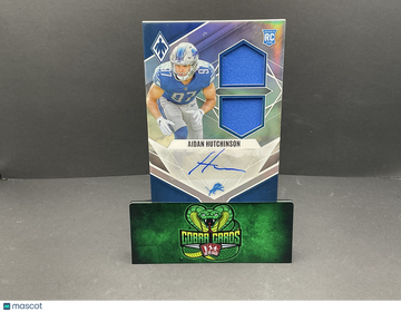 2022 Panini Phoenix Aidan Hutchinson #RAD-AH /149 Autograph Patch RC Panini Authentic