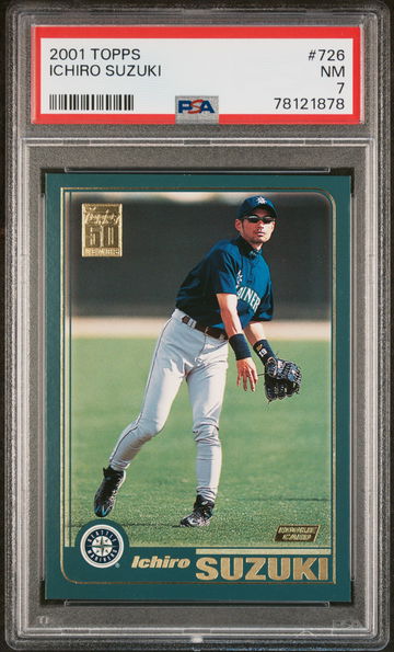 2001 Topps Ichiro Suzuki #726 PSA 7
