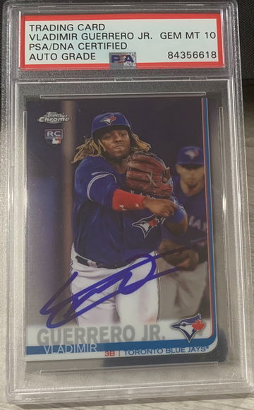 2019 Topps Chrome Vladimir Guerrero Jr Rookie AUTO