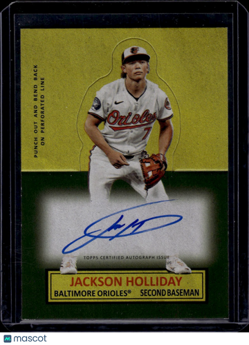 2025 Topps Archives Baseball Jackson Holliday #64SUA-JH 1964 Stand-Ups Autograph