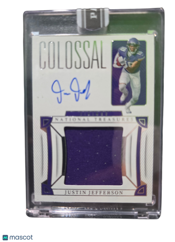 2025 Panini National Treasures Justin Jefferson #CS-JJE Patch