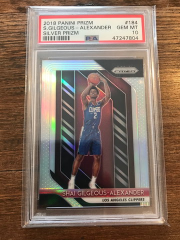 Shai Gilgeous-Alexander Prizm Silver PSA 10
