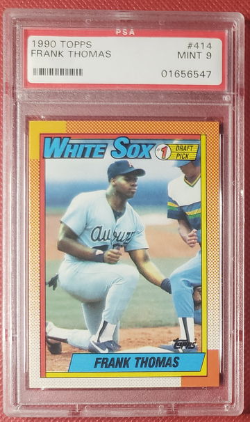 1990 Topps Frank Thomas #414 PSA 9 MINT