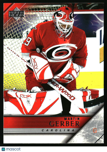 2005-06 Upper Deck Martin Gerber #283 Carolina Hurricanes
