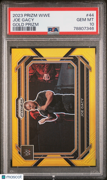 2023 Panini Prizm WWE Joe Gacy #44 Gold PSA 10