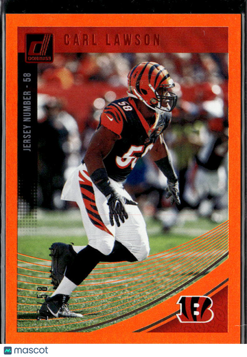 Carl Lawson 2018 Panini Donruss Cincinnati Bengals
