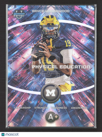 2025 Bowman Chrome Physical Education Bryce Underwood #PE-1 Refractor