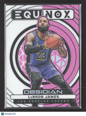 2025 Panini Obsidian Equinox LeBron James #26 Pink