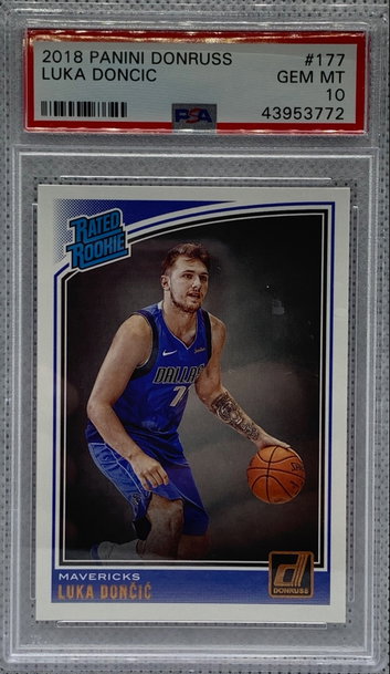 LUKA DONCIC 2018 Donruss RC PSA 10