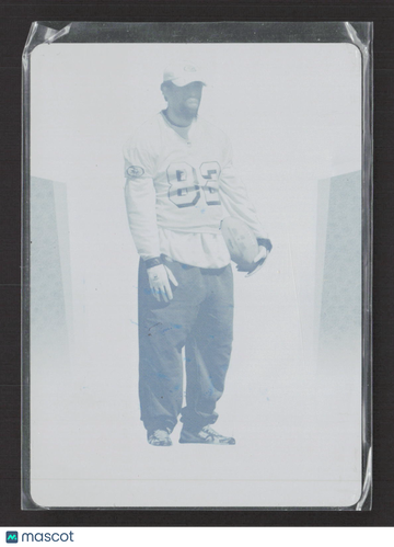 2008 Leaf Certified Football Darrell Jackson #69 Cyan Printing Plate /1 Printing Plate