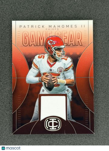 2025 Panini Icon Collection Patrick Mahomes #GG-5 Game Gear KC Chiefs